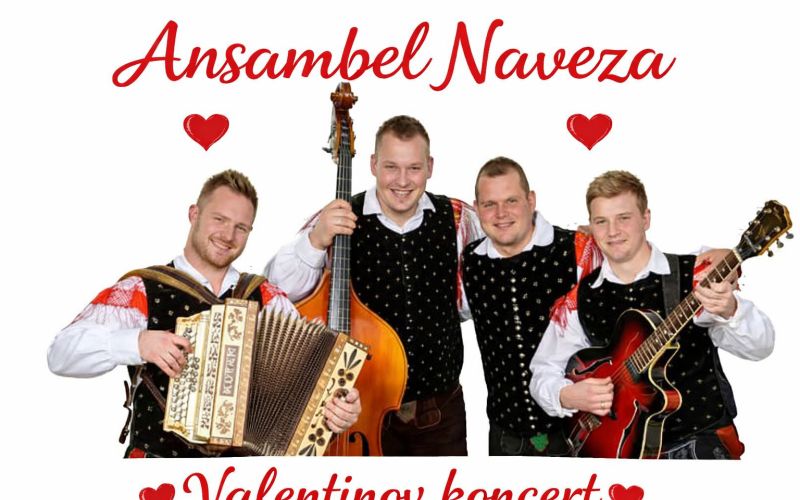 Romantični Valentinov koncert ansambla Naveza nocoj na TV Veseljak Golica!