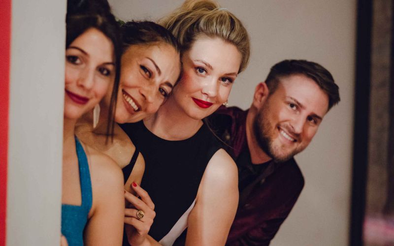 Gregor Ravnik in njegova ekipa v sproščenem trenutk