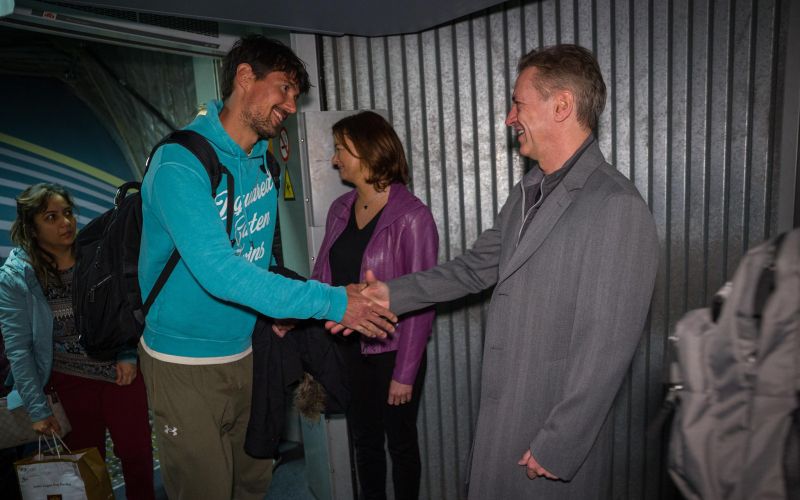 Robert Golob in ministrica Tanja Fajon