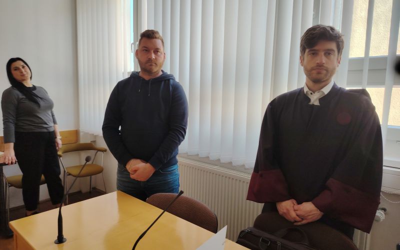 Nikc Berlinger in odvetnik Uroš Pavlina