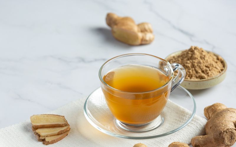 Čaj, ingver