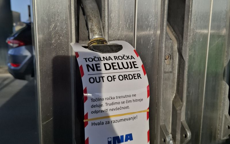 Bencinska črpalka, ina, dizel