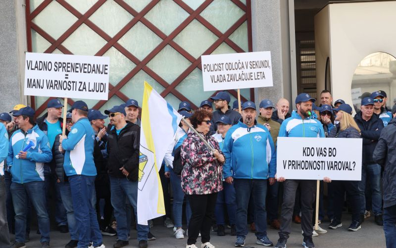 protest, stavka, policija