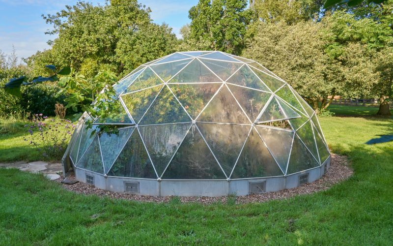 rastlinjak geodetska kupola 7