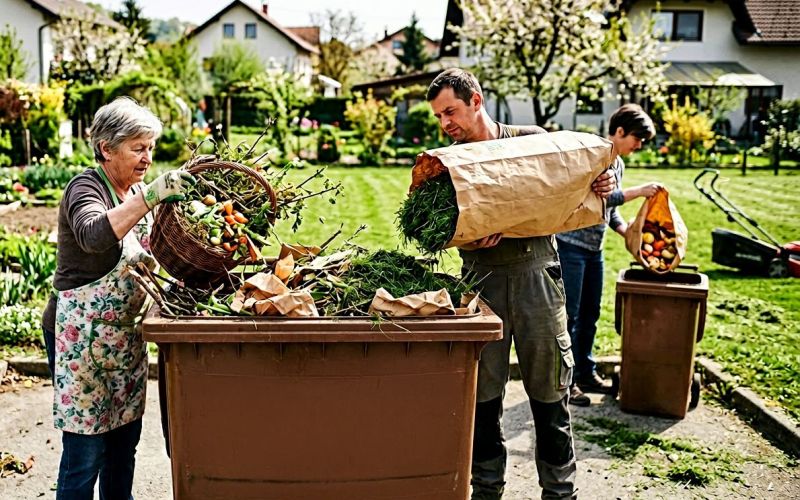 bio odpadki, kuhinja, hrana