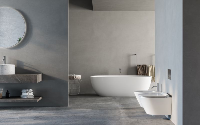 wc-skoljka, kopalnica