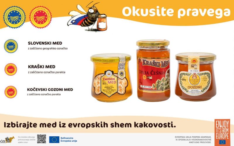 čebelarska zveza slovenije, slovenski med, evropska shema kakovosti