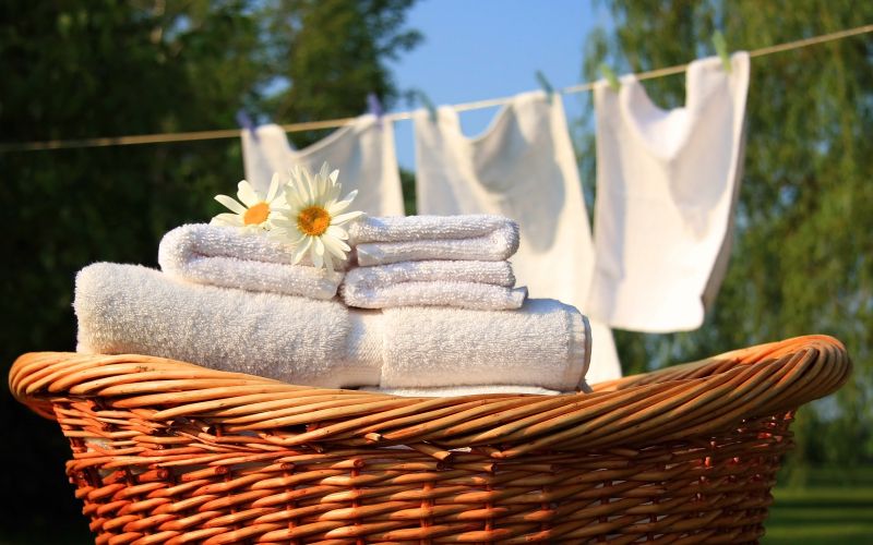 likanje, susenje-perila