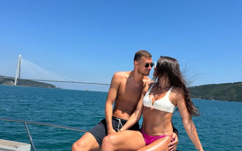 Edin Dzeko, Amra Dzeko.jpg