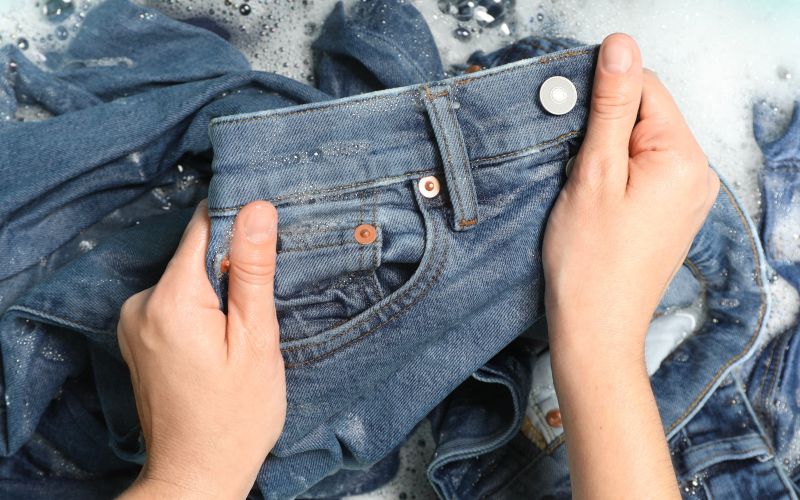 pranje-perila, kavbojke, jeans