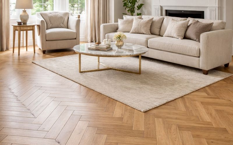 ribja-kost, parket, chevron