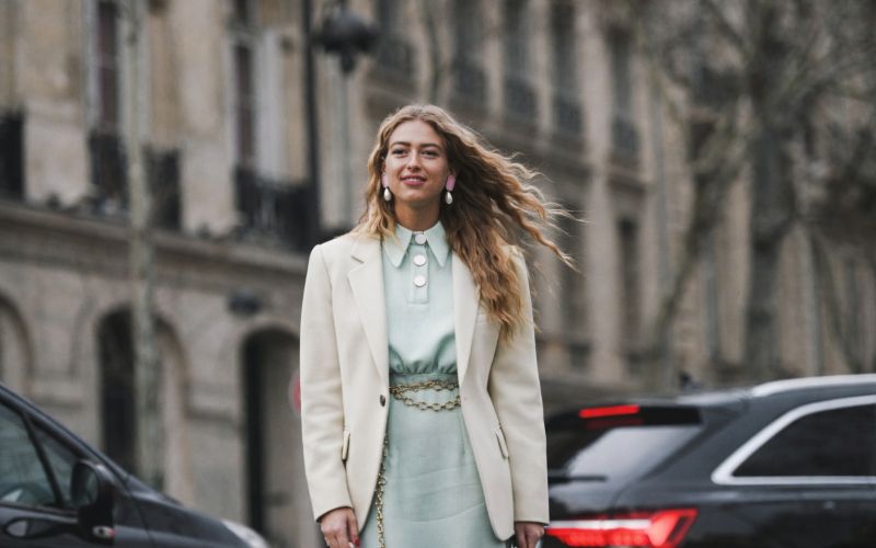 moda, birma, obleka, blazer