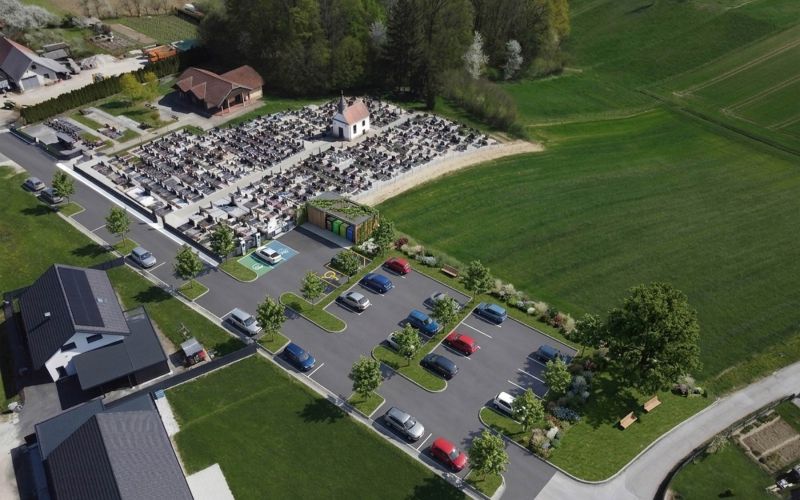 obcina-sveta-trojica-v-slovenskih-goricah, prenova-parkirisca, pokopalisce