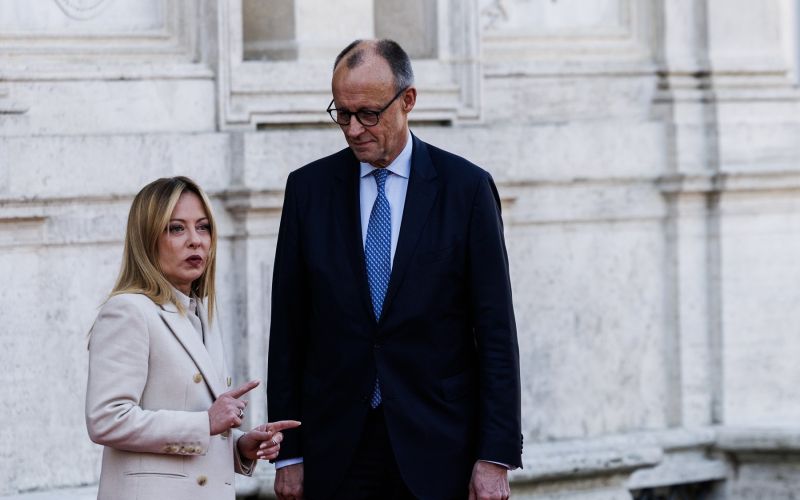 Friedrich Merz, Giorgia Meloni