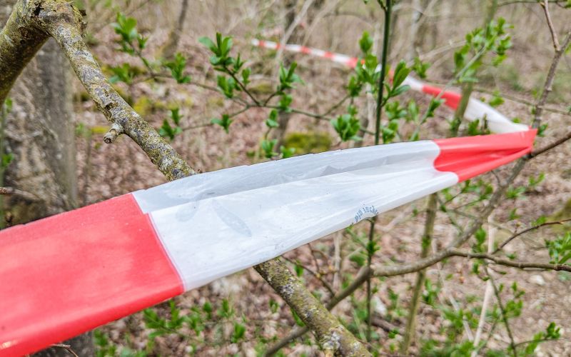 nemška policija, policijski trak