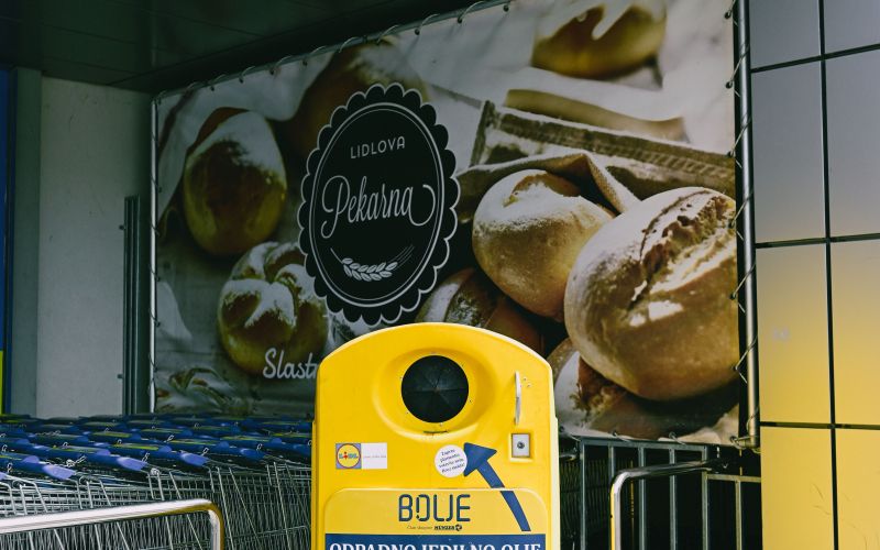 odpadno jedilno olje, zbiralniki, lidl