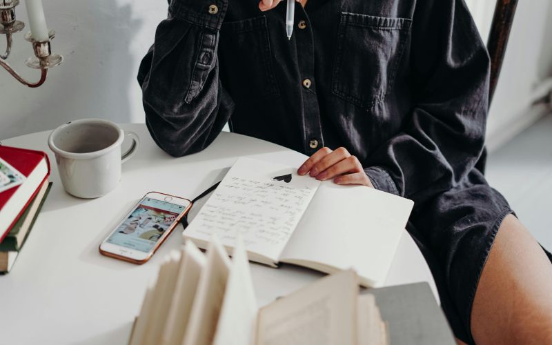 pisanje dnevnika pidžama