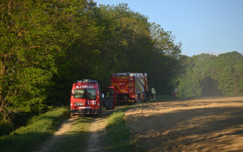 večeslavci, požar-travnika, pgd-sveti-jurij, pgd-večeslavci