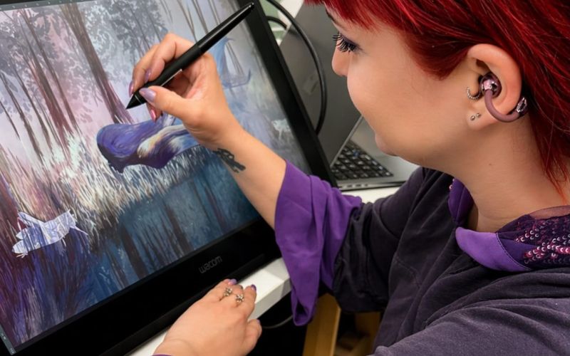 ilustracija, barve, tehnologija