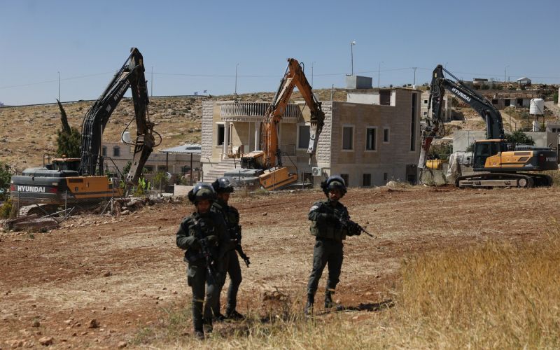 rušenje palestinske hiše, yatta, zahodni breg.jpg