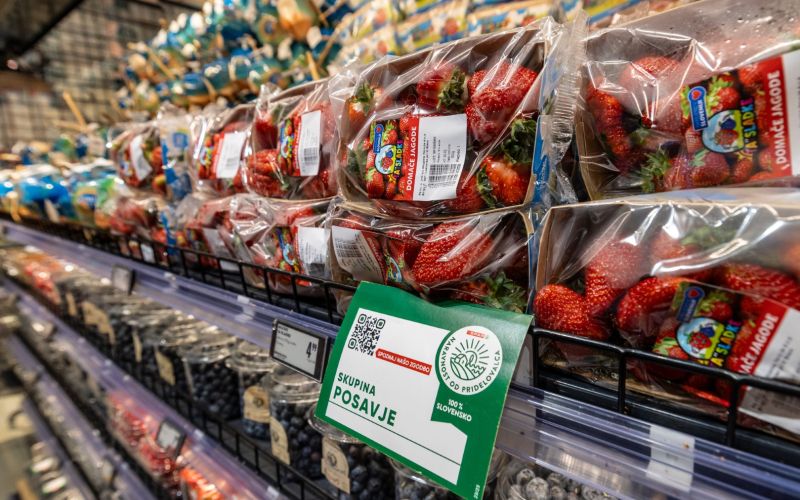 Oznaka Naravnost od pridelovalca kupce informira o izvoru izdelka