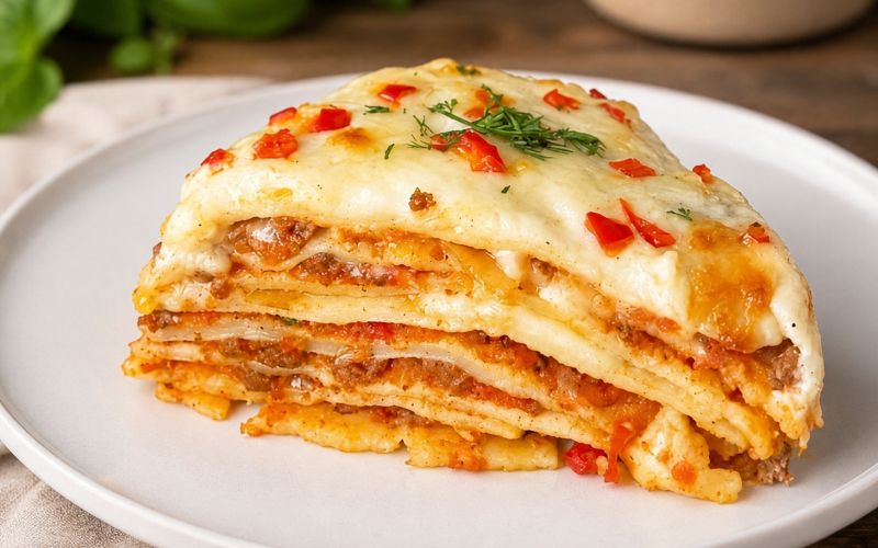 Pizza torta iz palačink