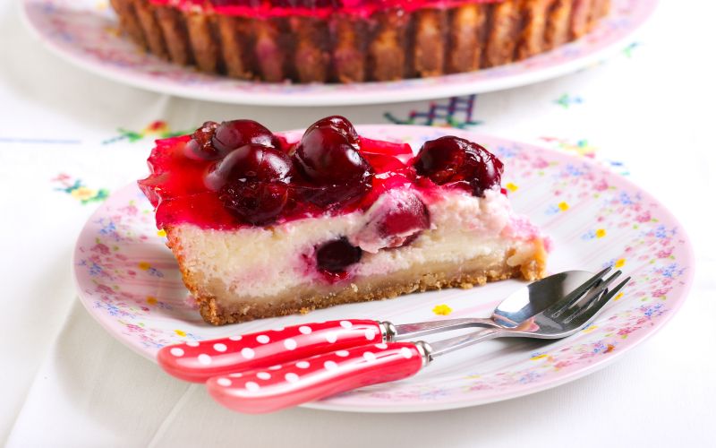 Češnjev cheesecake
