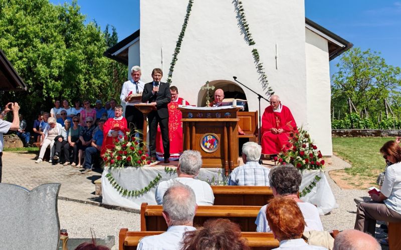 Blagoslov obnovljene cerkve sv. Marka