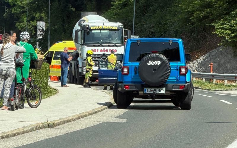 Nesreča na Ljubljanski cesti