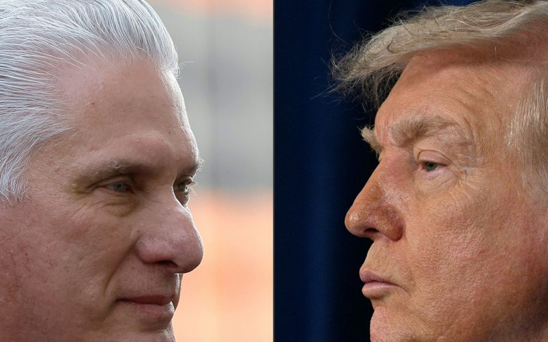 Donald Trump Miguel Diaz Canel