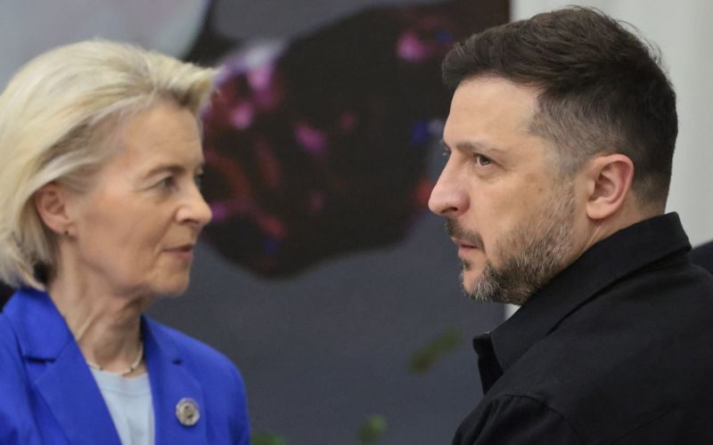 von der leyen, volodimir zelenski