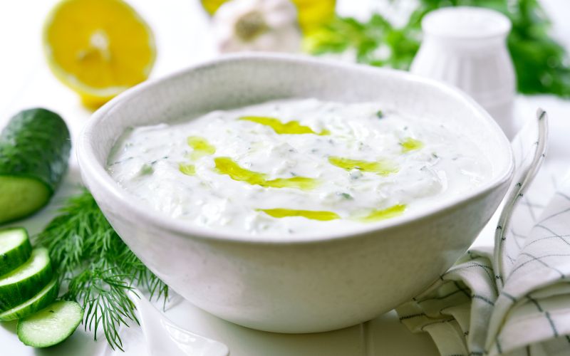 tzatziki, caciki
