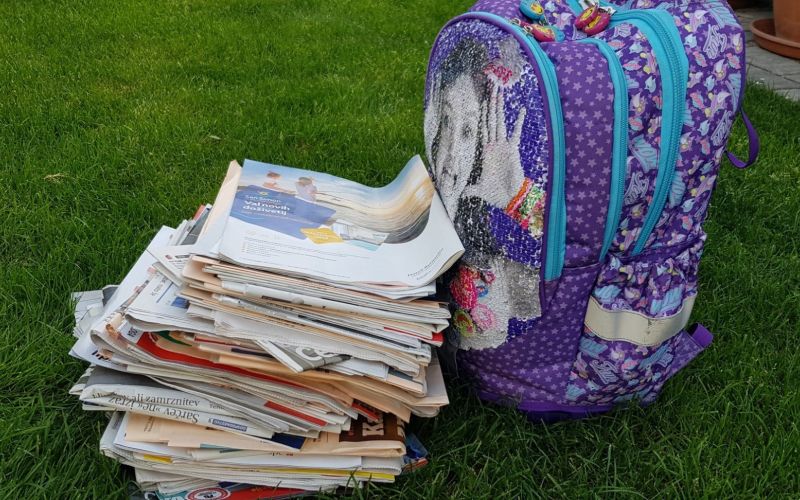 Zbiranje papirja je tudi učenje mladih o ločevanju odpadkov