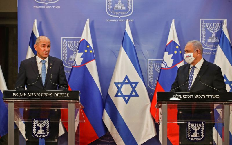 janez Janša, Benjamin Netanjahu