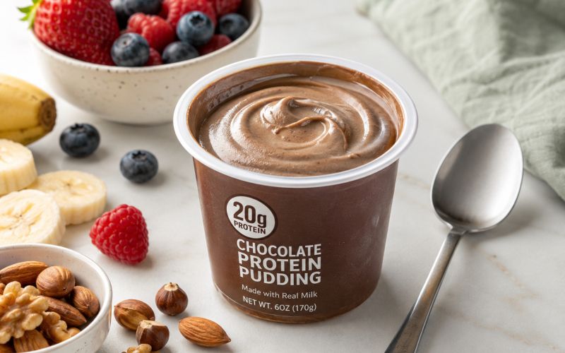 čokoladni proteinski puding