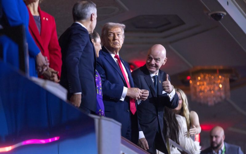 gianni infantino, trump