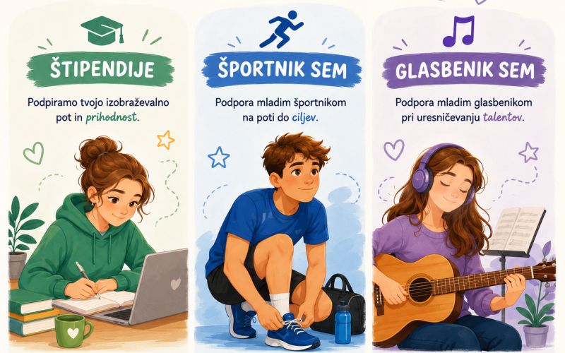 štipendije, razpisi, zveza prijateljev mladine
