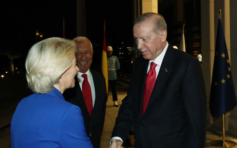 von der leyen, erdogan