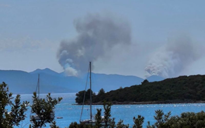 korcula, pozar
