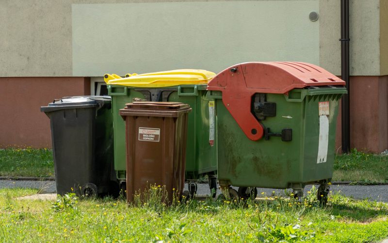 smeti, koši, simbolična