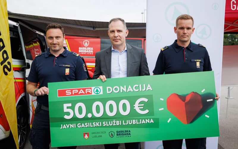 Spar donacija gasilcem