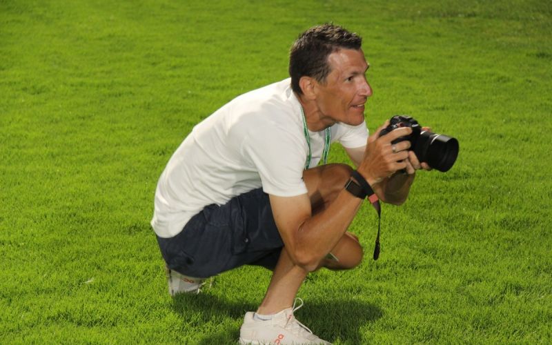 Jani Brajkovič s fotoaparatom
