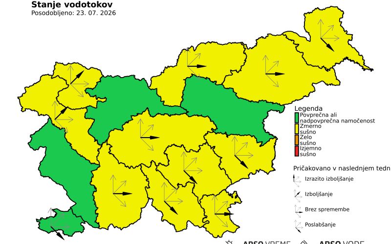 vodotoki, statistika, nizki-vodostaji