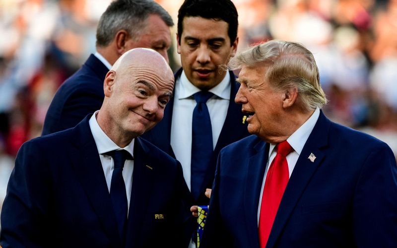 Gianni infantino, Donald Trump