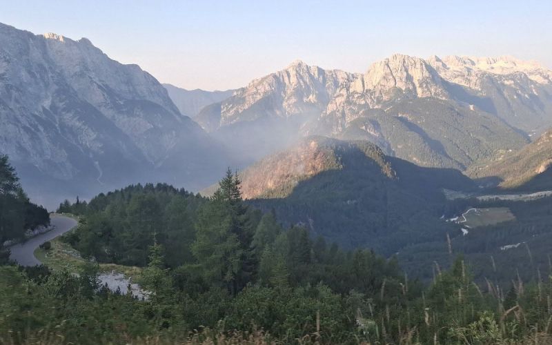 požar, bovec, planja