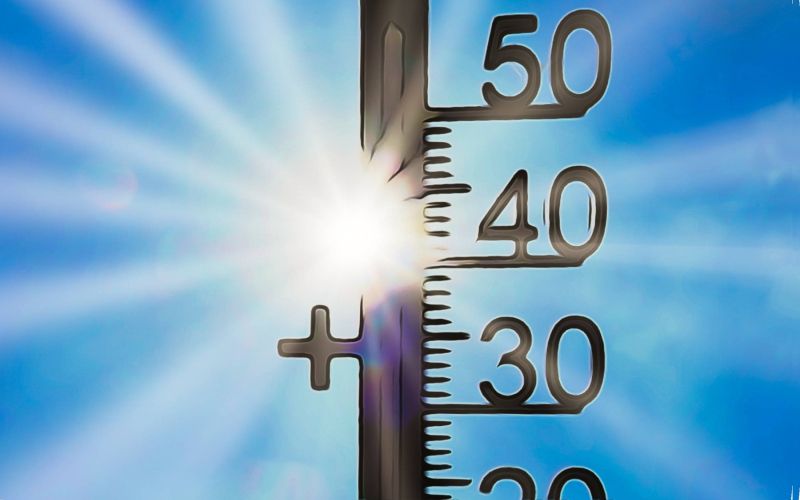 vročina termometer