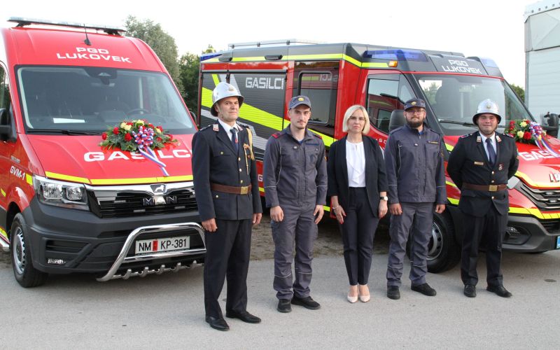 pgd-lukovek-gasilsci, mateja-povhe, vozilo