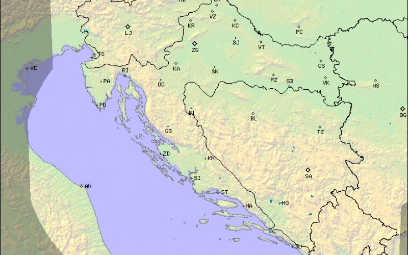 radarska slika padavin