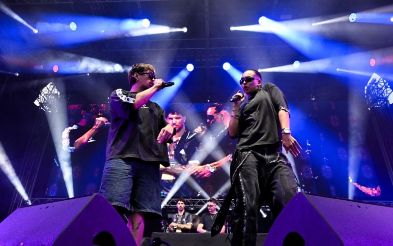 Mrfy in Masayah na tradicionalnem Castle Kolpa Music Festivalu v Fari