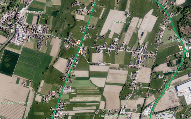 Sanacija dotrajanega dela ceste Trnovlje–Leskovec
